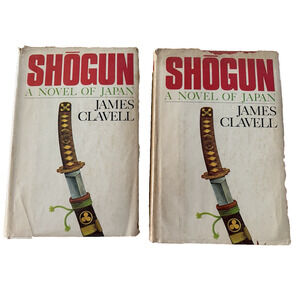Shogun A Novel of Japan James Clavell Vol 1&2 HC/BC/1975/Antheneum 1st Ed VTG
